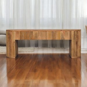 Natural Wood TV & Entertainment Furniture - Nora Lane Home furniture - Solid wood - 17.72 x 53.15 x 21.65 in