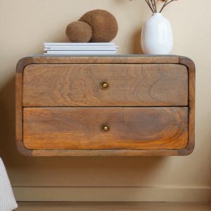 Brown Storage Cabinet - Nora Lane Home furniture - Solid wood - 21.65 x 16.54 x 13.78 in