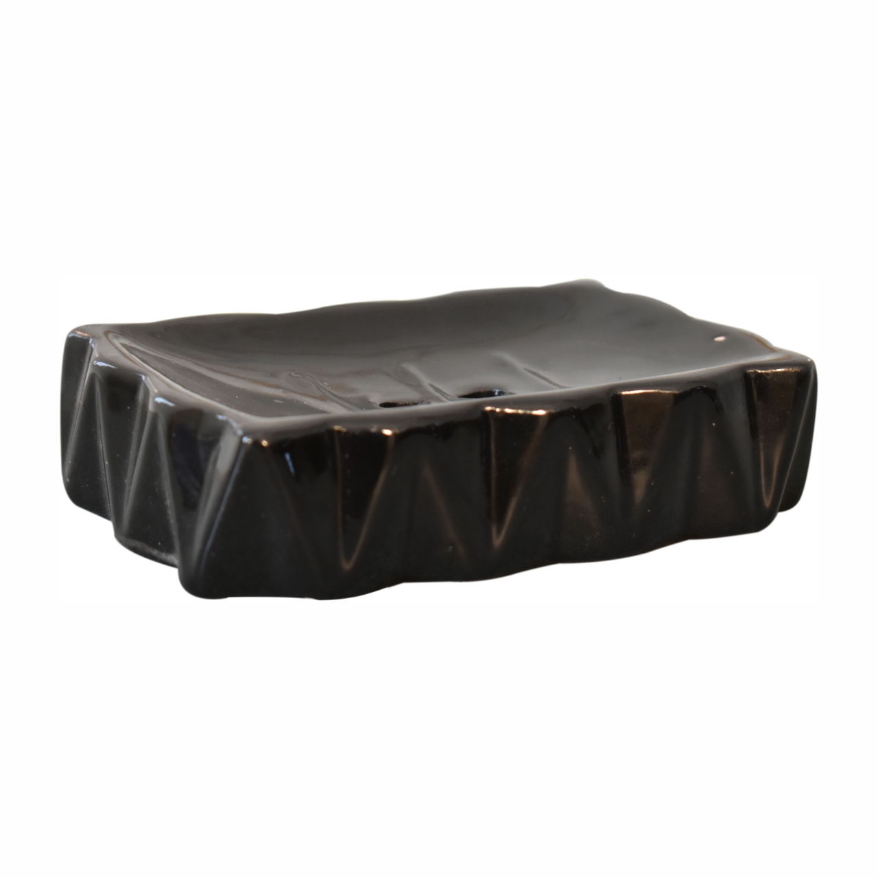 Black Marble Bathroom Accessories - Nora Lane Home furniture - Marble detail - 11.81 x 11.81 x 9.84 in