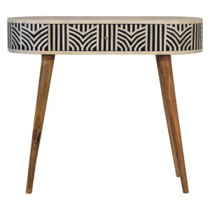 Brown Console Table - Nora Lane Home furniture - Solid wood - 17.72 x 39.37 x 13.78 in
