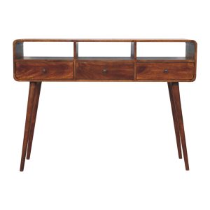 Brown Storage Cabinet - Nora Lane Home furniture - Solid wood, Metal accent - 55.12 x 19.69 x 15.75 in