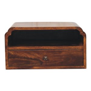 Brown Storage Cabinet - Nora Lane Home furniture - Solid wood - 21.65 x 16.54 x 13.39 in