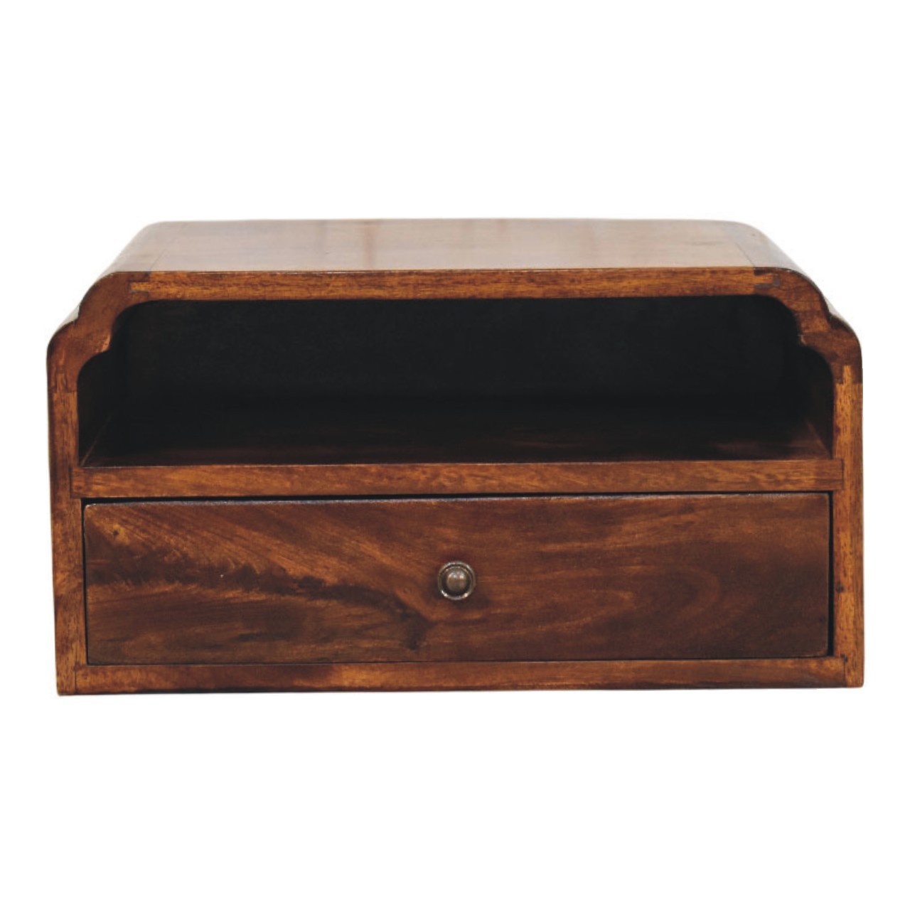 Brown Storage Cabinet - Nora Lane Home furniture - Solid wood - 21.65 x 16.54 x 13.39 in