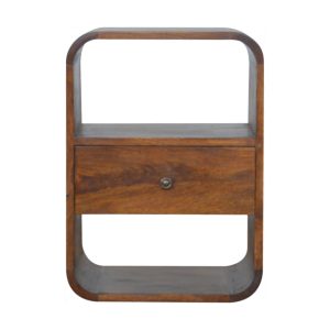 Brown Storage Cabinet - Nora Lane Home furniture - Solid wood - 17.72 x 19.69 x 25.59 in