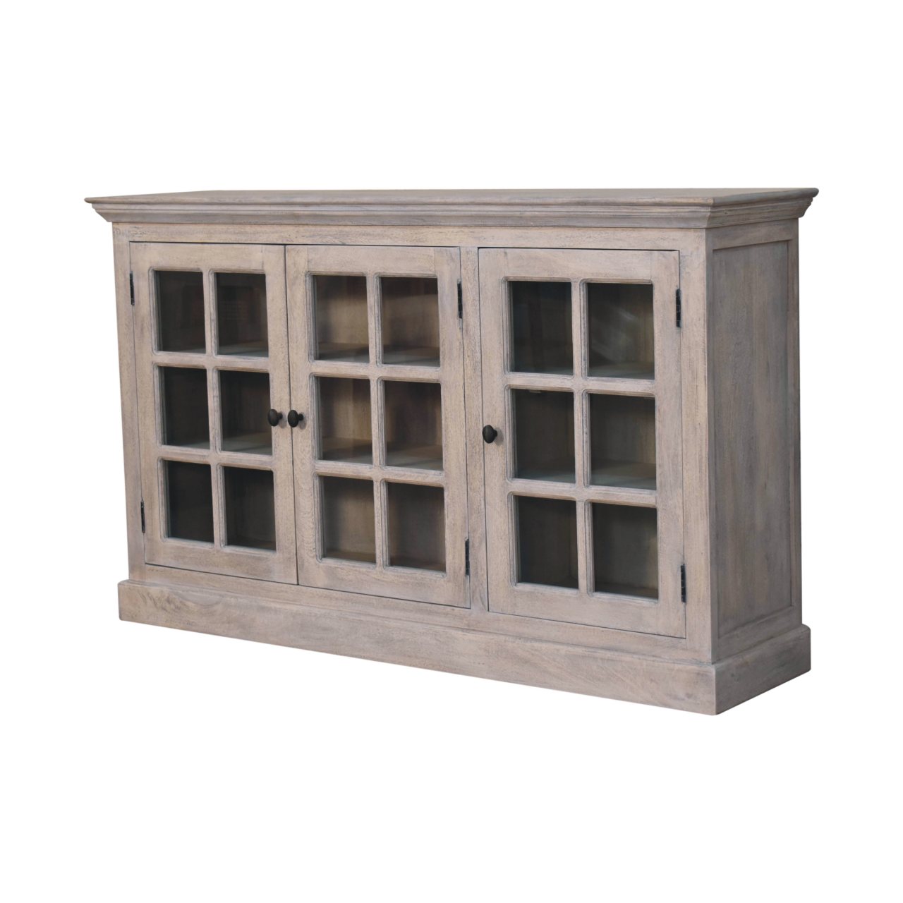 Beige Solid Wood Storage Cabinet - Nora Lane Home furniture - Solid wood, Metal accent - 18.9 x 62.99 x 39.37 in