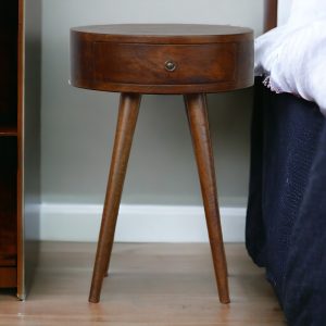 Brown Storage Cabinet - Nora Lane Home furniture - Solid wood - 18.9 x 18.9 x 9.84 in