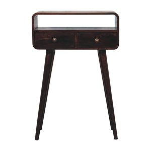 Walnut Console Table - Nora Lane Home furniture - Solid wood, Walnut finish - 15.75 x 27.56 x 15.75 in