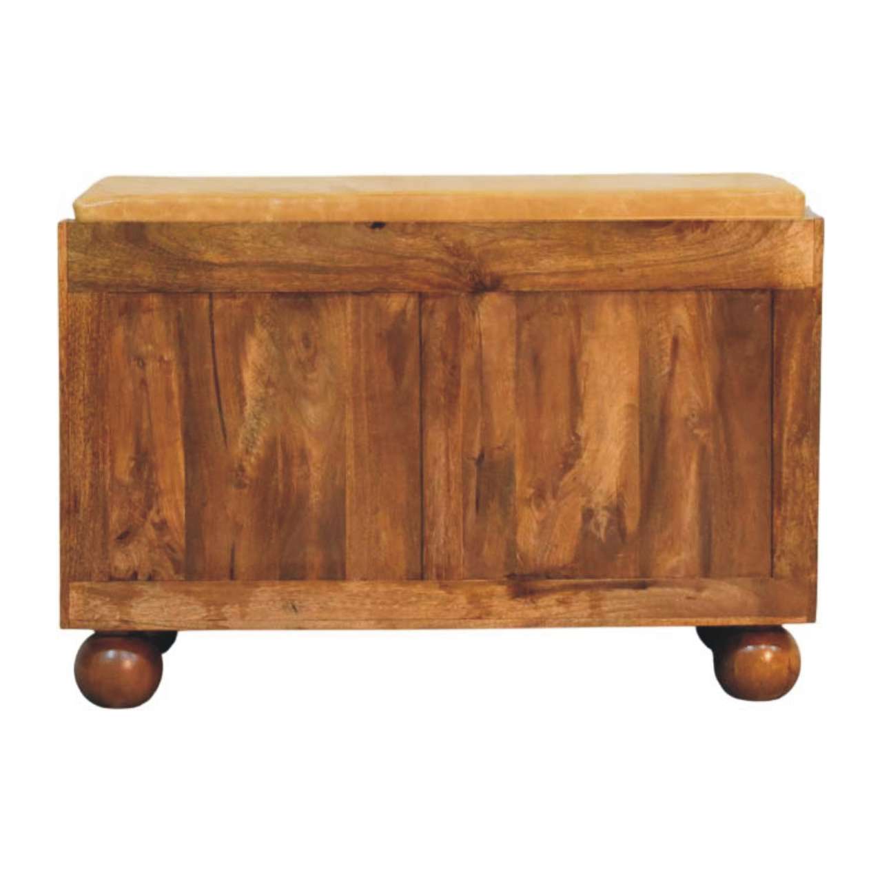 Brown Storage Bench - Nora Lane Home furniture - Solid wood - 37 x 20 x 21 in