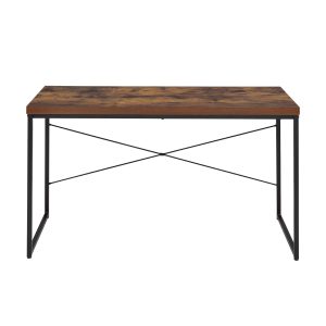 Natural Wood Adjustable Desk