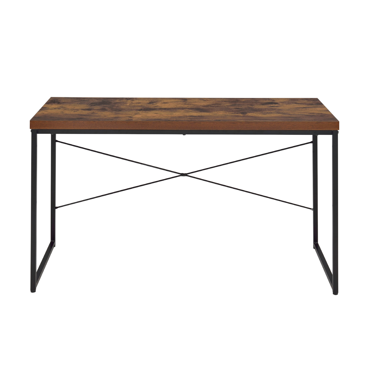 Natural Wood Adjustable Desk - Nora Lane Home furniture - Metal accent - 51 x 26 x 4 in