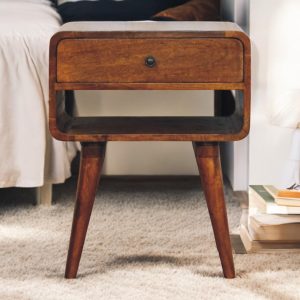 Brown Storage Cabinet - Nora Lane Home furniture - Solid wood, Metal accent - 21.45 x 17.55 x 13.65 in