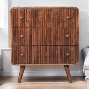 Brown Storage Cabinet - Nora Lane Home furniture - Solid wood - 17.72 x 31.5 x 27.56 in