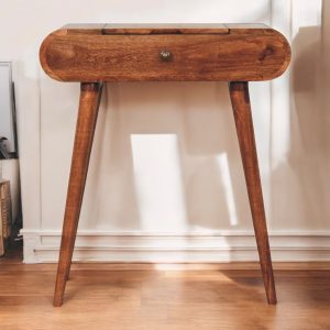 Brown Wall Mirror - Nora Lane Home furniture - Solid wood - 17.72 x 31.5 x 13.78 in