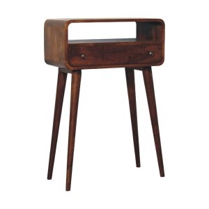 Brown Storage Cabinet - Nora Lane Home furniture - Solid wood - 27.56 x 15.75 x 17.72 in