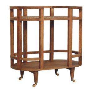 Brown Console Table - Nora Lane Home furniture - Solid wood - 23.62 x 39.37 x 31.5 in