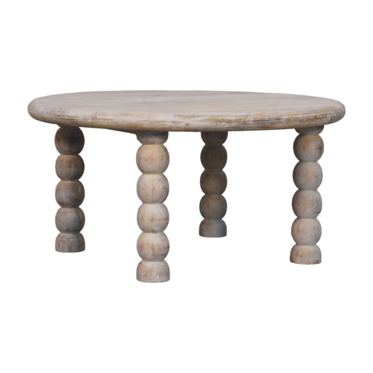 Gray Solid Wood Coffee Table - Nora Lane Home furniture - Solid wood - 35.43 x 35.43 x 7.87 in