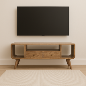 Brown Storage TV & Entertainment Furniture - Nora Lane Home furniture - Solid wood - 47.24 x 17.72 x 15.75 in
