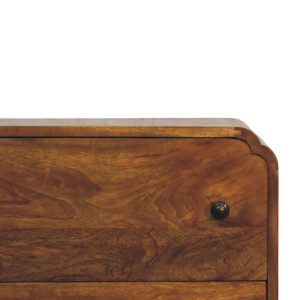 Brown Storage Cabinet - Nora Lane Home furniture - Solid wood - 31 x 18 x 35 in