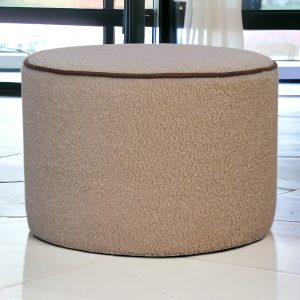 Brown Round Storage Cabinet - Nora Lane Home furniture - Solid wood - 22.05 x 22.05 x 17.32 in