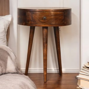 Brown Storage Cabinet - Nora Lane Home furniture - Solid wood - 16.54 x 19.69 x 7.87 in
