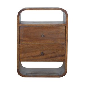 Brown Storage Cabinet - Nora Lane Home furniture - Solid wood - 19.69 x 17.72 x 25.59 in
