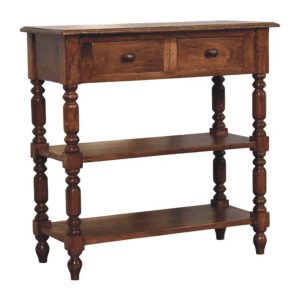 Brown Tables - Nora Lane Home furniture - Solid wood - 35 x 18 x 35 in
