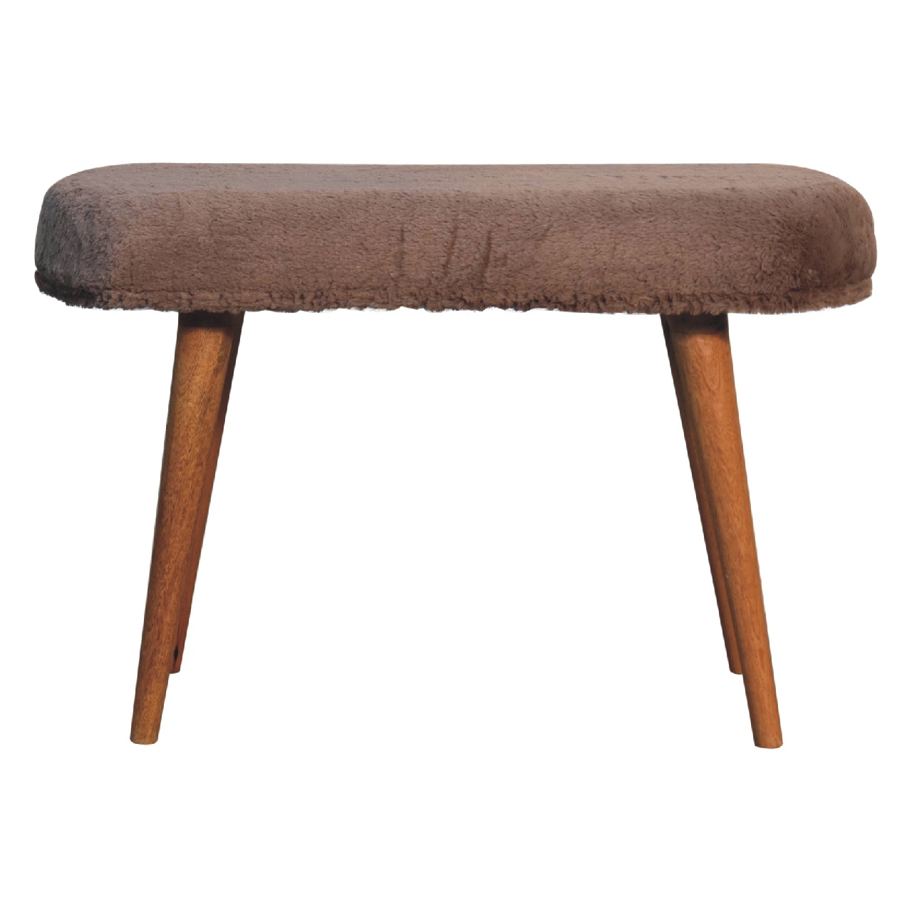 Brown Storage Bench - Nora Lane Home furniture - Solid wood - 34.65 x 17.72 x 11.81 in