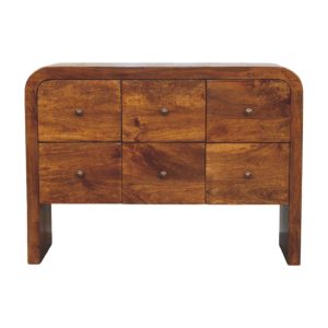 Brown Storage Cabinet - Nora Lane Home furniture - Solid wood, Metal accent - 47.24 x 17.72 x 35.43 in