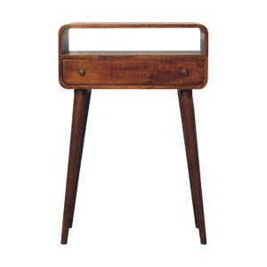 Brown Storage Cabinet - Nora Lane Home furniture - Solid wood - 27.56 x 15.75 x 17.72 in