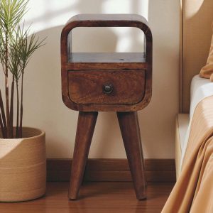 Brown Storage Cabinet - Nora Lane Home furniture - Solid wood - 11.81 x 11.81 x 11.81 in