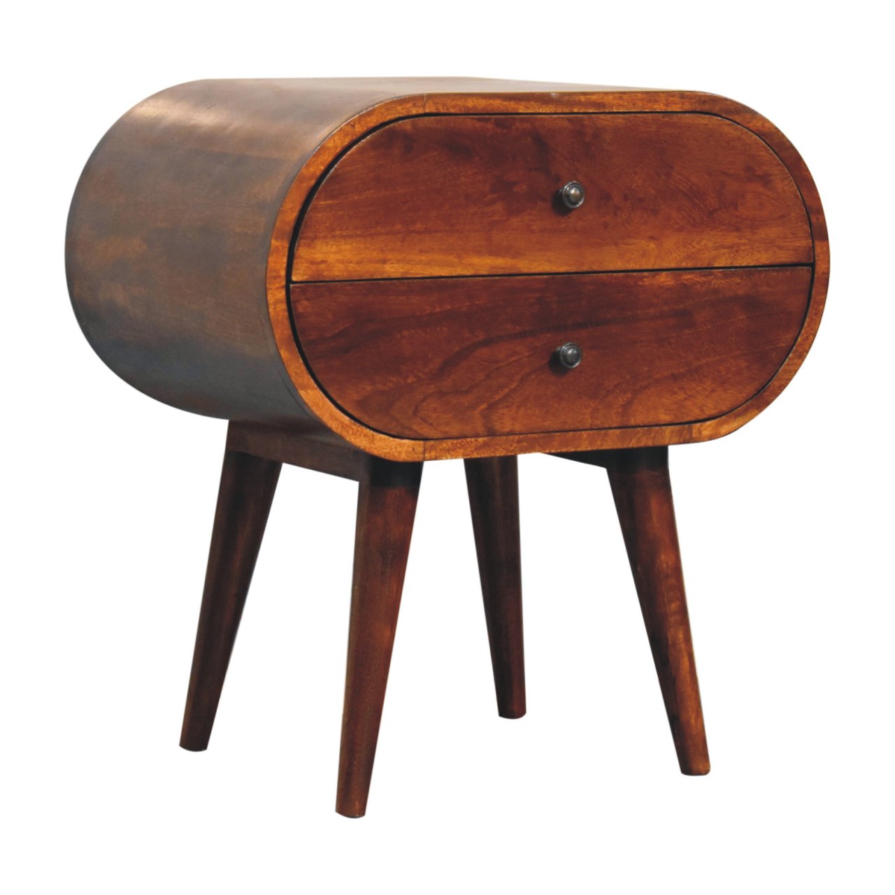 Brown Storage Cabinet - Nora Lane Home furniture - Solid wood - 25.59 x 19.69 x 19.69 in
