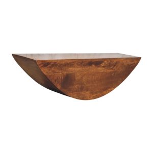 Brown Storage Display Shelving & Etageres - Nora Lane Home furniture - Solid wood - 47.24 x 13.77 x 15.74 in
