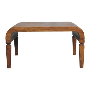 Brown Wood Coffee Table - Nora Lane Home furniture - Solid wood - 31 x 31 x 17 in
