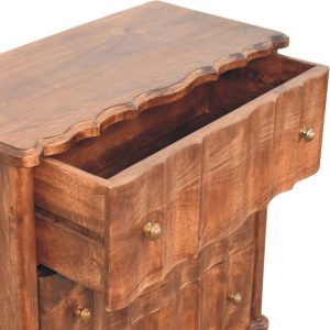 Brown Storage Cabinet - Nora Lane Home furniture - Solid wood - 19.7 x 37.4 x 32.7 in