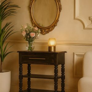 Brown Tables - Nora Lane Home furniture - Solid wood - 17.7 x 27.6 x 31.5 in