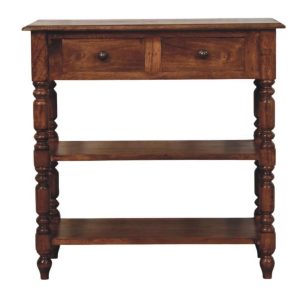 Brown Tables - Nora Lane Home furniture - Solid wood - 35 x 18 x 35 in
