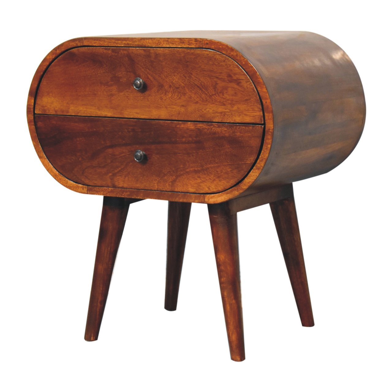 Brown Storage Cabinet - Nora Lane Home furniture - Solid wood - 25.59 x 19.69 x 19.69 in
