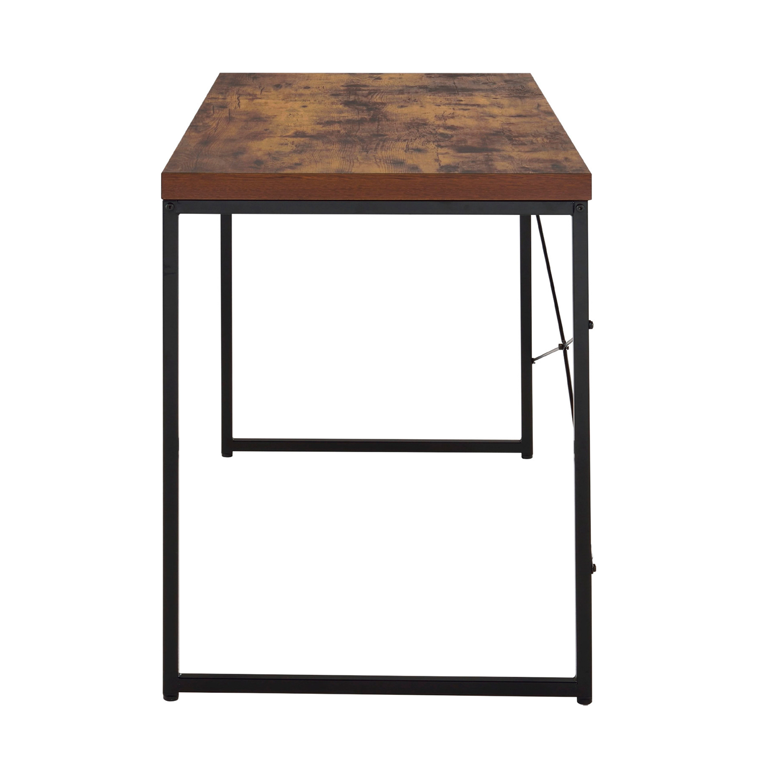 Natural Wood Adjustable Desk - Nora Lane Home furniture - Metal accent - 51 x 26 x 4 in