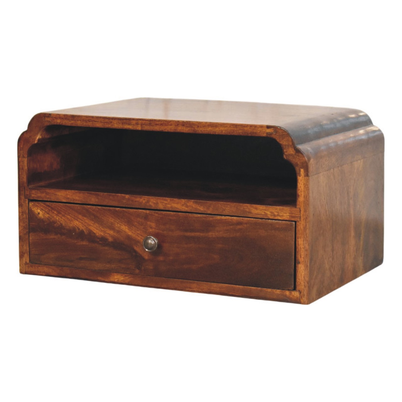 Brown Storage Cabinet - Nora Lane Home furniture - Solid wood - 21.65 x 16.54 x 13.39 in