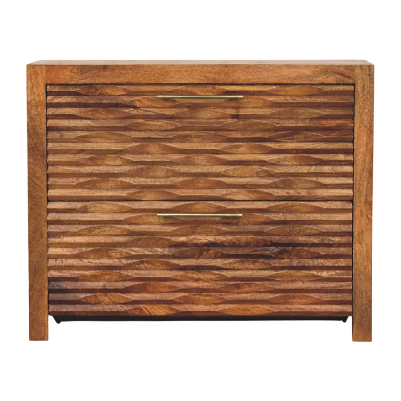 Brown Storage Cabinet - Nora Lane Home furniture - Solid wood - 39.37 x 17.72 x 32.68 in