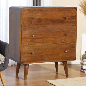 Brown Storage Cabinet - Nora Lane Home furniture - Solid wood - 33.46 x 17.72 x 28.35 in