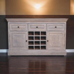 Natural Wood Storage Sideboard - Nora Lane Home furniture - Solid wood - 62.99 x 18.9 x 39.37 in