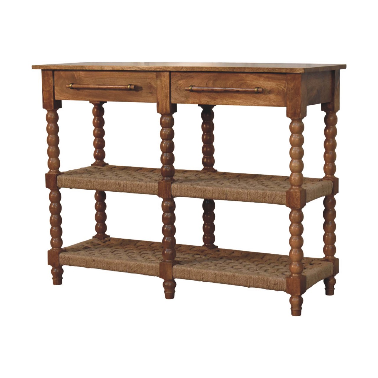 Brown Tables - Nora Lane Home furniture - Solid wood - 49.21 x 19.69 x 38.58 in