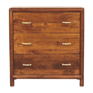 Brown Storage Cabinet - Nora Lane Home furniture - Solid wood, Metal accent - 33.46 x 17.72 x 35.43 in