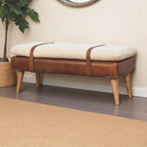 Brown Boucle Storage Cabinet - Nora Lane Home furniture - 39.37 x 17.72 x 9.8 in