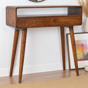 Brown Storage Cabinet - Nora Lane Home furniture - Solid wood - 37.4 x 15.75 x 13.78 in