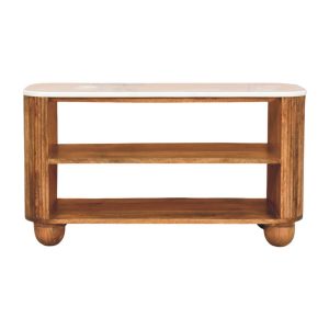 Brown Storage Cabinet - Nora Lane Home furniture - Solid wood - 39.37 x 17.32 x 20.87 in