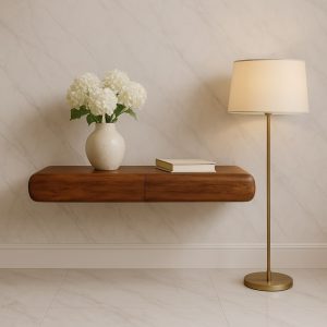 Brown Console Table - Nora Lane Home furniture - Solid wood - 39.37 x 16.54 x 8.66 in