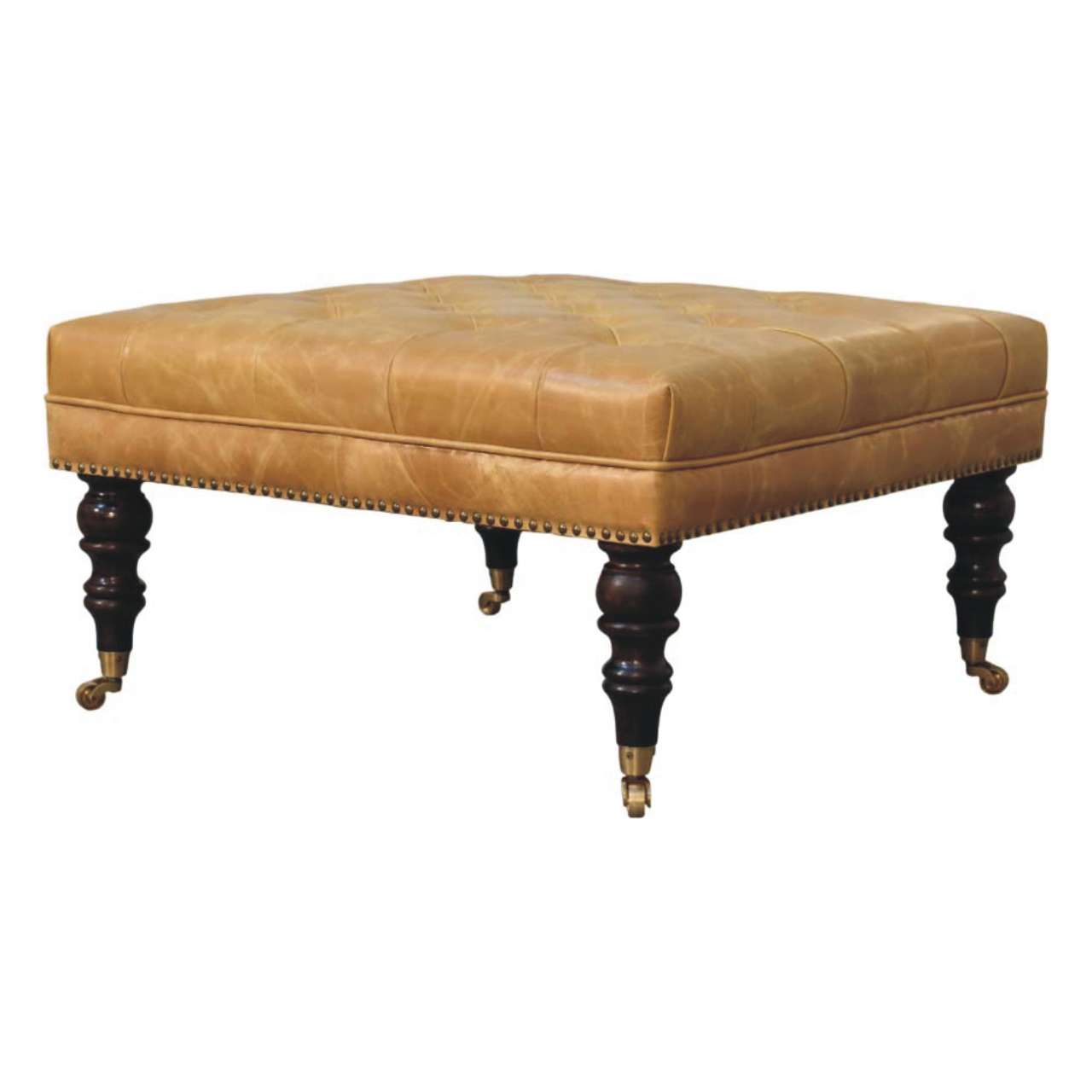 Brown Storage Bench - Nora Lane Home furniture - Solid wood - 33 x 33 x 10 in