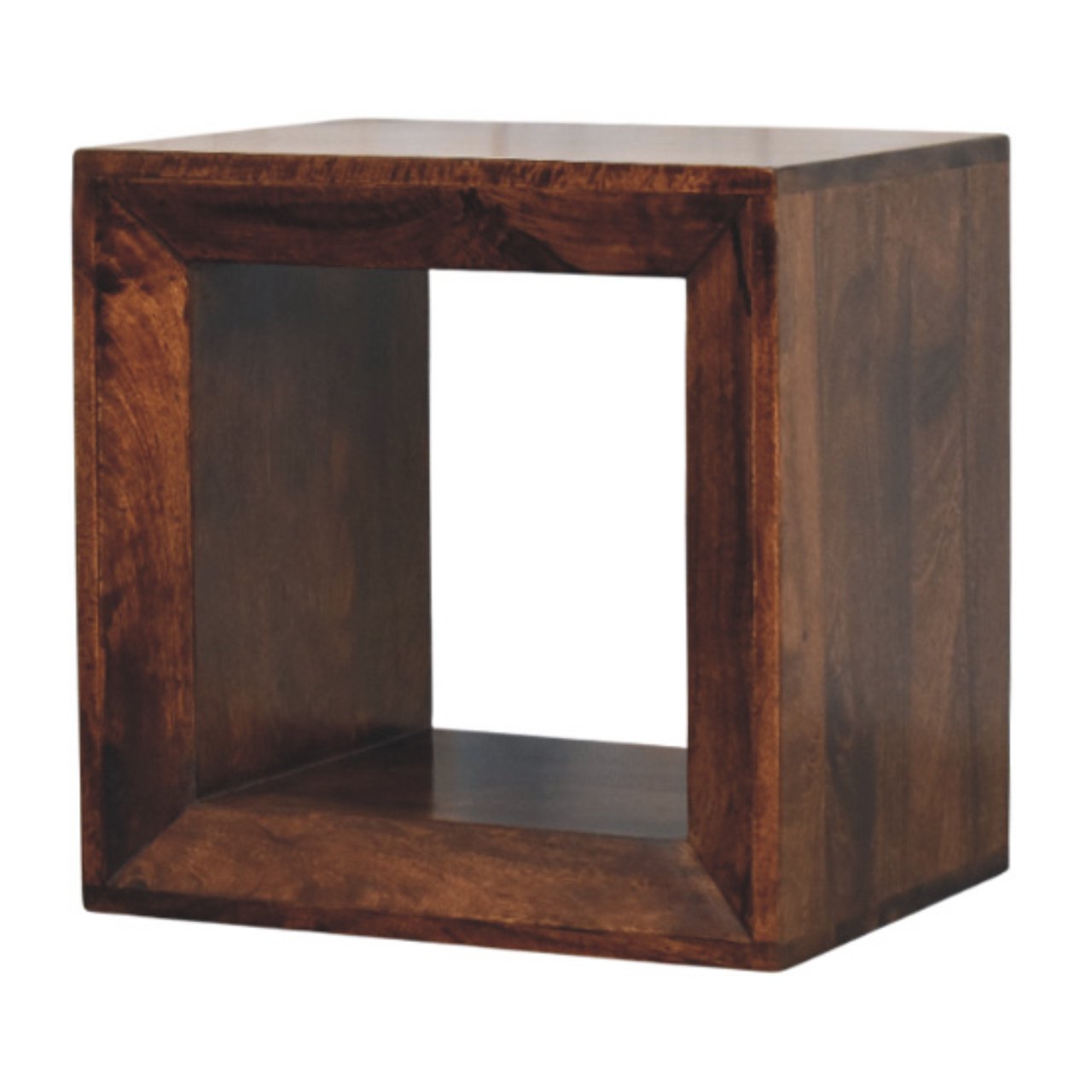 Walnut Storage Tables - Nora Lane Home furniture - Solid wood, Walnut finish - 21.65 x 17.72 x 21.65 in